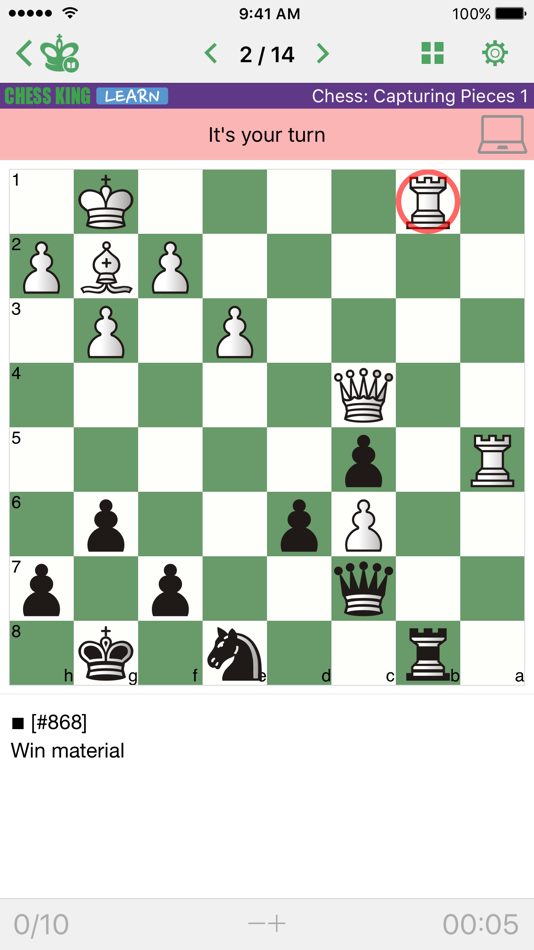 #2. Chess: Capturing Pieces 1 (iOS) 由: Chess King