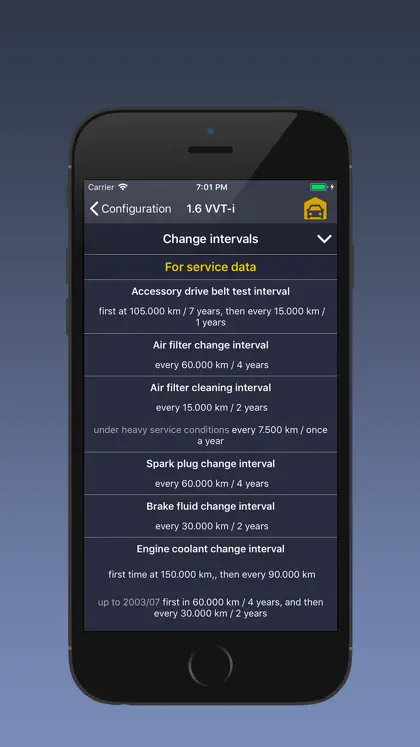 Screenshot 5 von 5 zu TechApp for Toyota