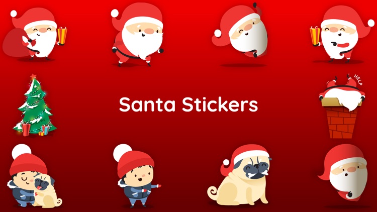 100+ Merry Christmas Stickers screenshot-3