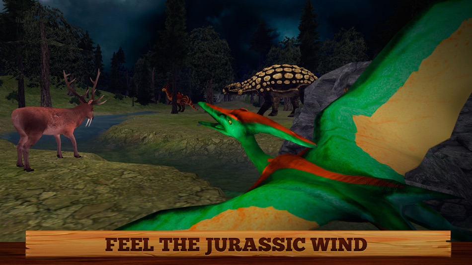 #4. Flying Pterodactyl Dino Wildlife 3D (iOS) 由: Juliia Blokhina