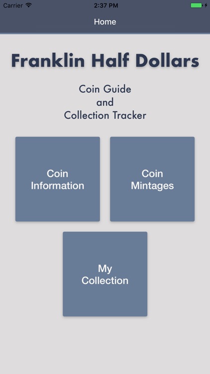 Franklin Half Dollars - Coin Collection Tracker