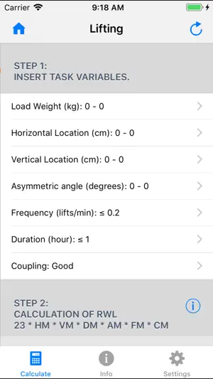 MMH Calculator screenshot 2