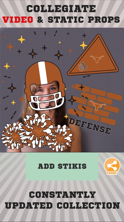 Texas Longhorns Animated Selfie Stickers