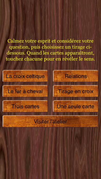 Screenshot #1 pour Tarot de J.C. Flornoy
