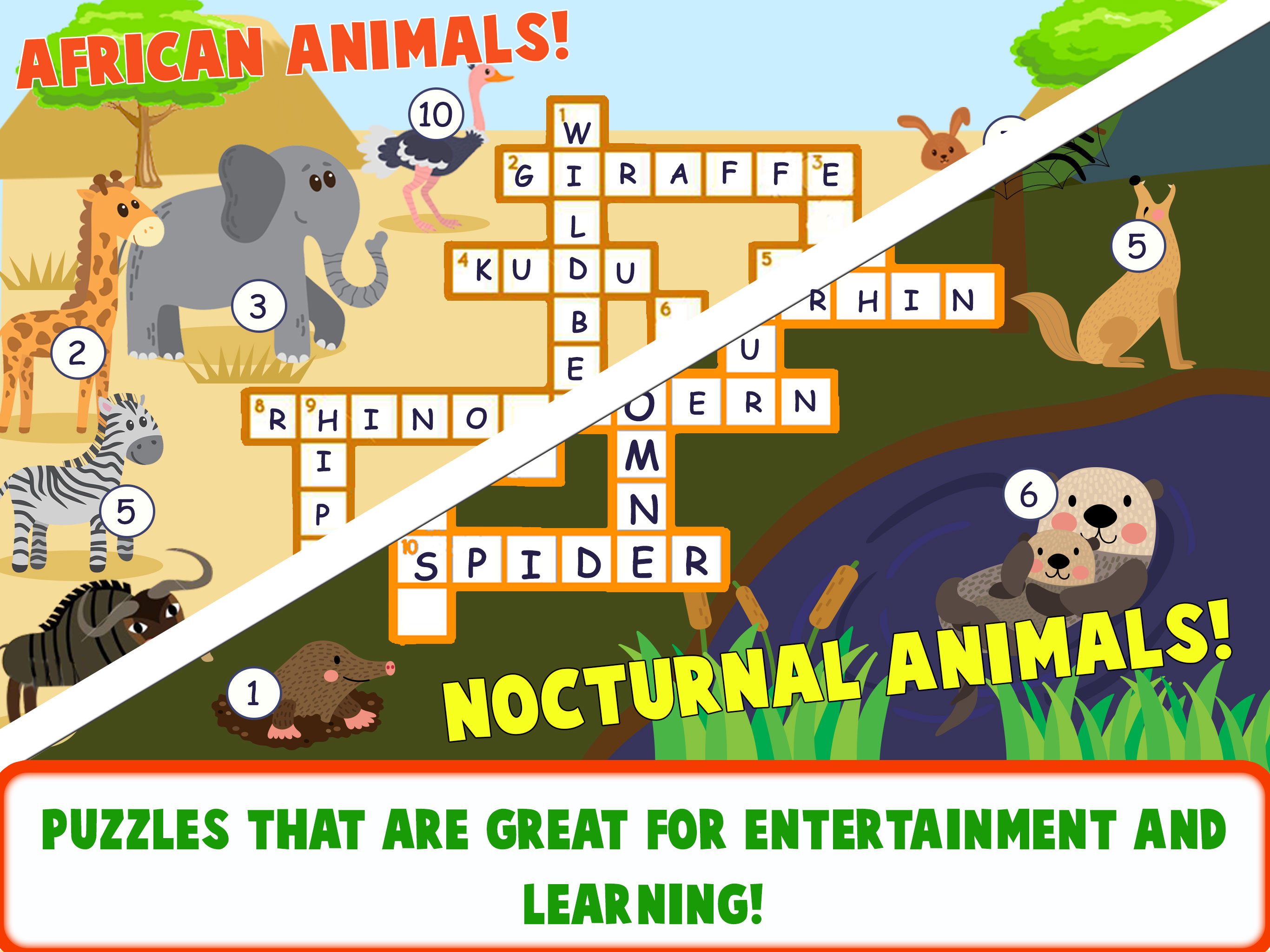 Educational Crossword For Kids screenshot 12