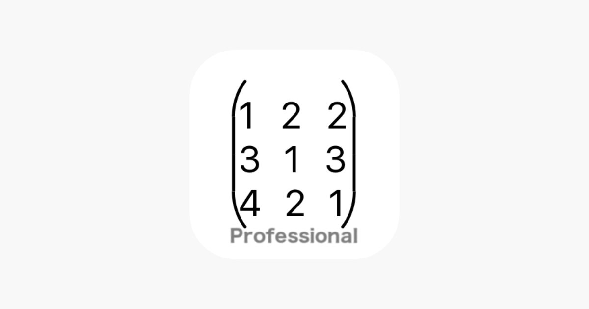 Calculum Pro - Calculadora de la matriz en App Store