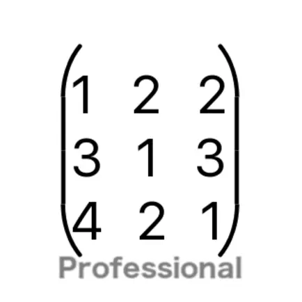 Calculum Pro - Matrixcalculator for Linear Algebra Cheats