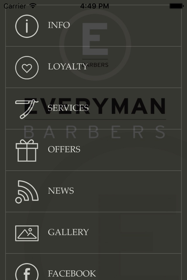 Everyman Barbers screenshot 2