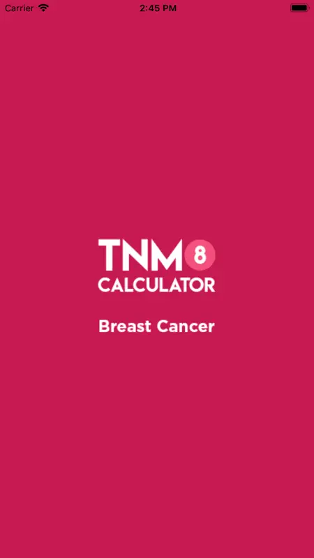 TNM8 Breast Cancer Calculator screenshot 1 of 5