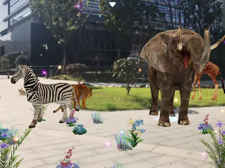 AR Land Zoo - Build & Feed