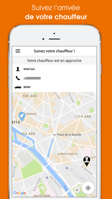 WEBTAXI Screenshot