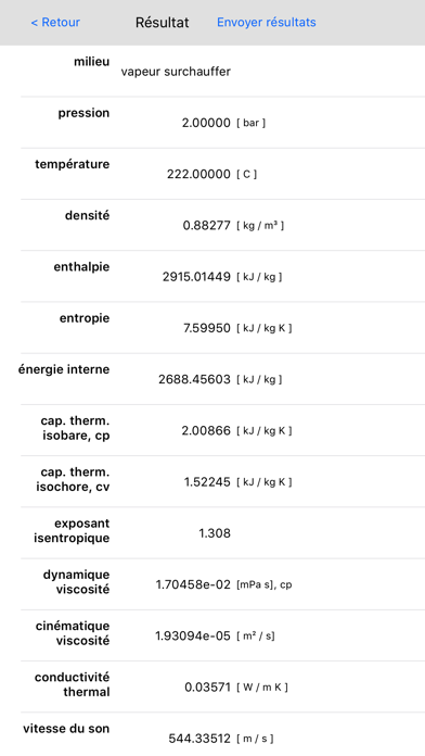 Screenshot #2 pour CalcVapeur