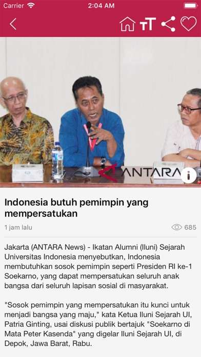 Antaranews Screenshot