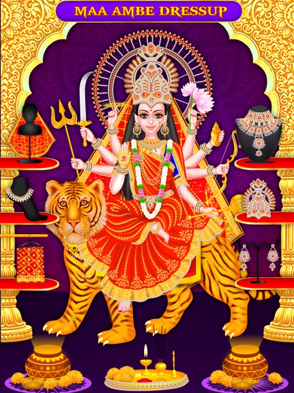 Maa Ambe Virtual Live Temple iPad screenshot 4 - Entertainment app