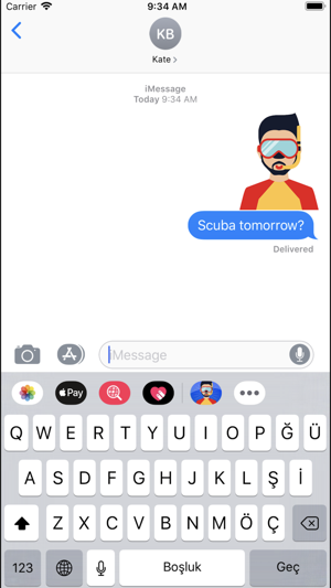 Scuba Diving Emojis Stickers(圖1)-速報App