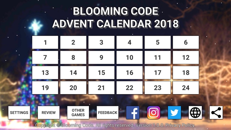 BC Advent Calendar 2018
