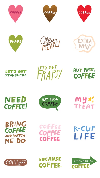 Starbucks Stickersのおすすめ画像3