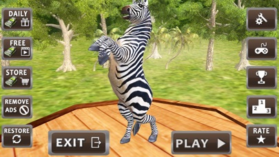 Screenshot #1 pour Saut d'animaux: Stunt Driver