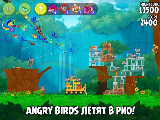 Angry Birds Rio HD на iPad