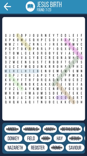Bible Stories Word Search New Testament 2(圖2)-速報App