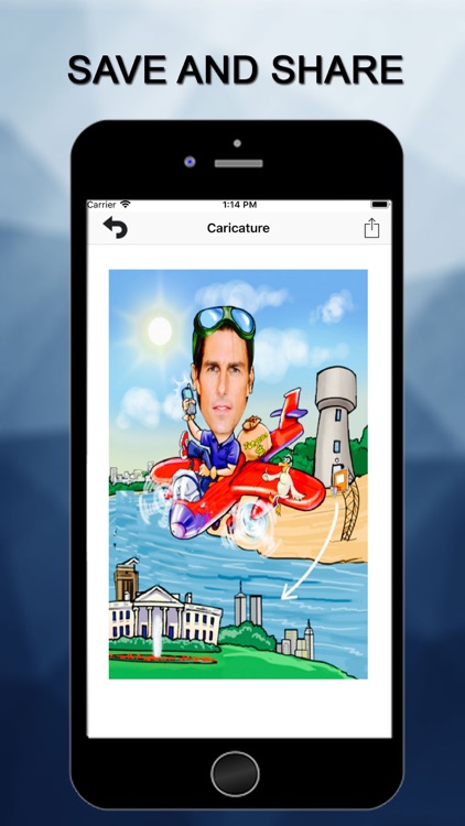 Cartoon Caricature Face Camera