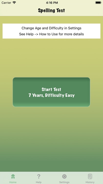 English Spelling Test