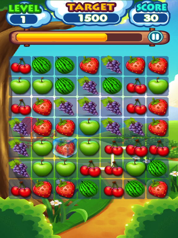Screenshot #6 pour Fruit Line Crush - Math 3 Game