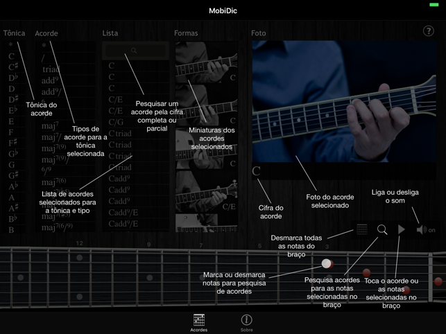 ‎MobiDic Guitar Chords Screenshot