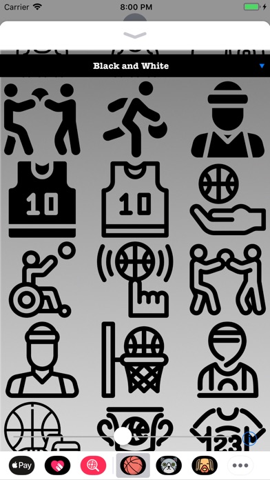 HD Basketball Stickers screenshot 3