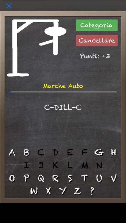 Hangman in Italian