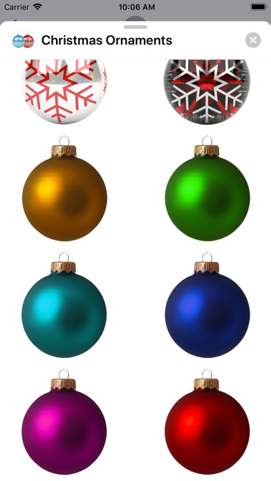 Christmas Ornaments Stickers screenshot 4