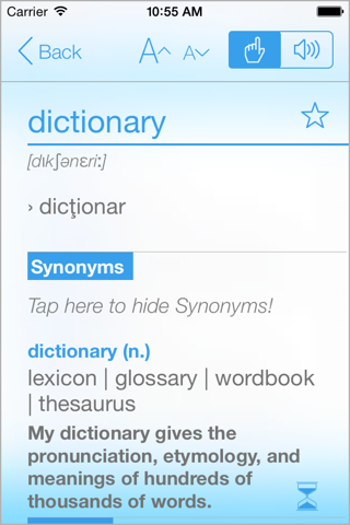 Dictionary Romanian English screenshot 3