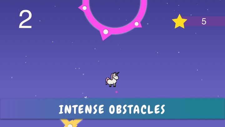 Screenshot #2 pour Cool unicorn attack in cosmos