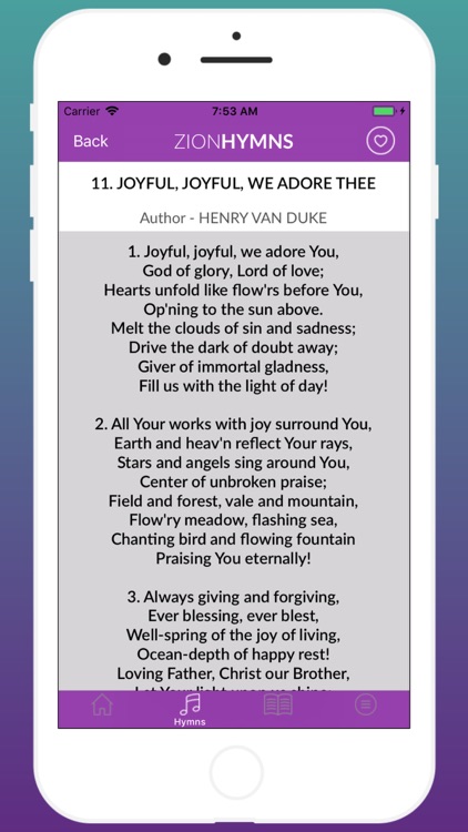 Zion Hymns screenshot-4