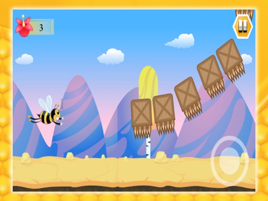 Screenshot #6 pour Flying Bee Honey Action Game