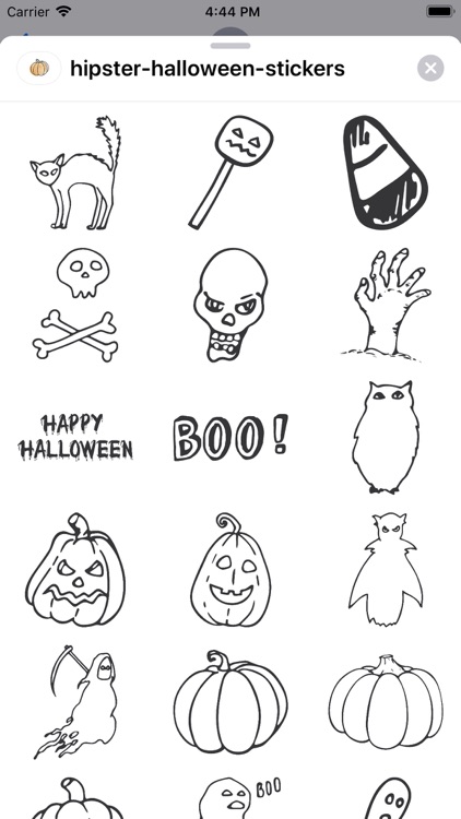 Hipster Halloween Stickers screenshot-4
