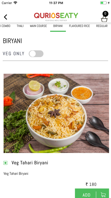 Screenshot #2 pour QuriosEaty - Your Meal Partner