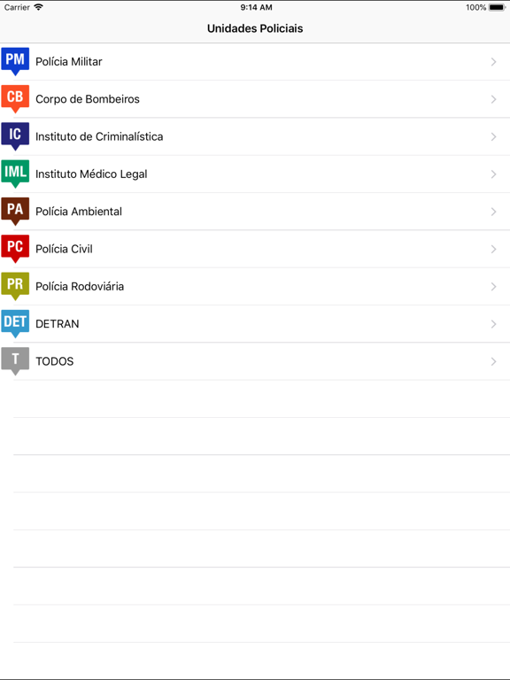Screenshot #4 pour Unidades Policiais de SP