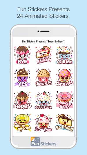 Sweet and Greet iSticker(圖3)-速報App