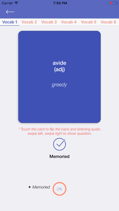 Screenshot #3 pour Learning French Vocabulary