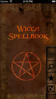 wicca spellbook iphone screenshot 1