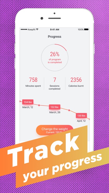 KeepFit - Home Workouts screenshot-4