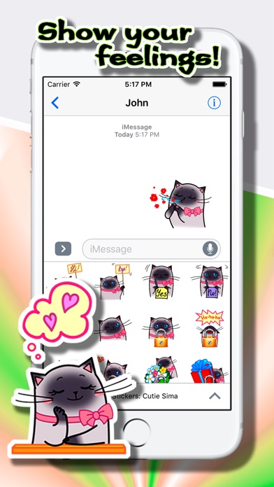 Cat Stickers: Cutie Sima screenshot 3