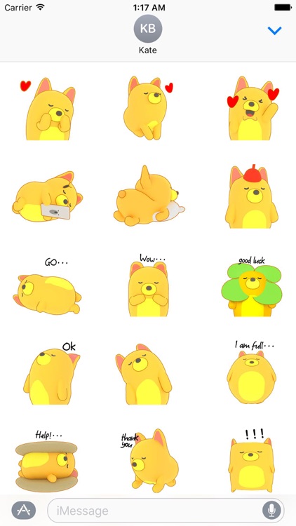 Animated Lemon Dog Sticker