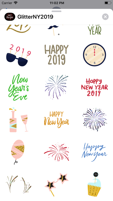 How to cancel & delete Glitter Happy New Year 2019 from iphone & ipad 2