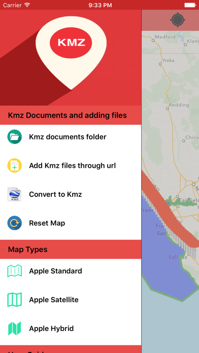 Kmz Viewer-Kmz Converter app Screenshot