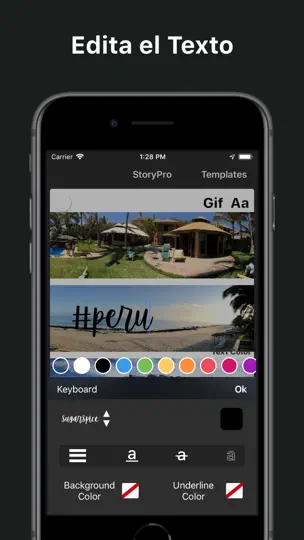 Captura de pantalla de StoryPro - Editor De Historias en iPhone 9