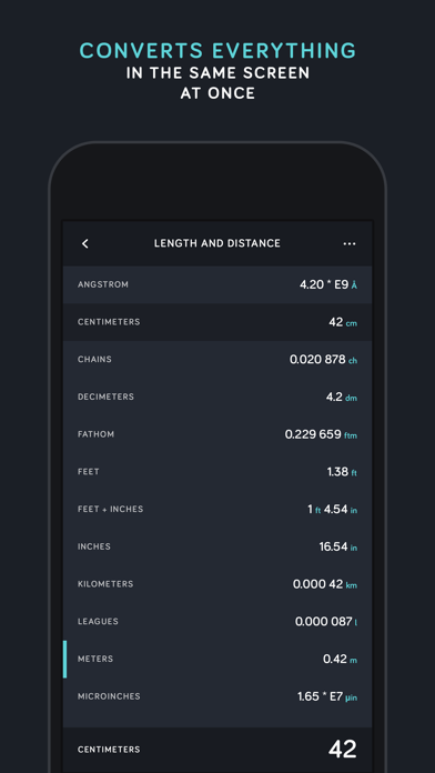 Screenshot #1 pour Amount Plus - Unit Converter