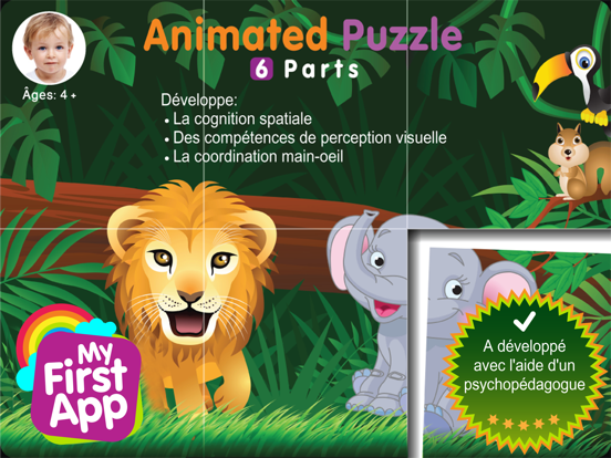 Screenshot #4 pour Animated Puzzle 2