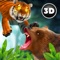 Be the strong and furious animal, fight for your life and land and enjoy the thrilling atmosphere of animal fights with Fighting Tiger Jungle Battle